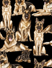 Load image into Gallery viewer, German Shepherd Medical Scrub Top Dogs Veterinary Tech Unisex Style for Men &amp; Women
