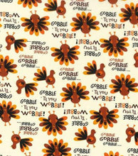 Load image into Gallery viewer, Thanksgiving Gobble Til You Wobble Medical Scrub Top Unisex Style for Men &amp; Women
