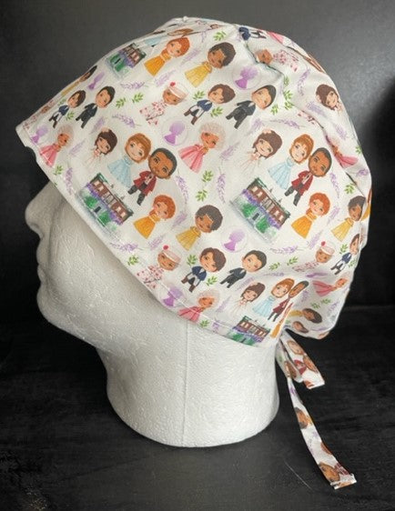 Surgical Regular Tie Back Scrub Hat for Men Kansas City 