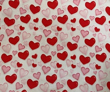 Load image into Gallery viewer, Happy Valentine&#39;s Day Red Pink Love Hearts Medical Scrub Top Unisex Style for Men &amp; Women
