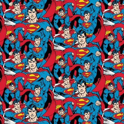 Super Hero Superman Packed Fabric Nurse Medical Scrub Top Unisex Style Shirt for Men & Women