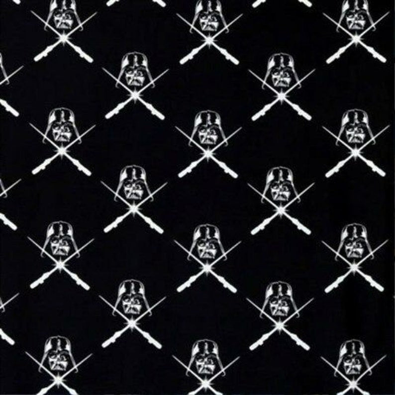 Glow in the Dark Star Wars Darth Vader Black Fabric Medical Stethoscope sock cover for Medical Professionals