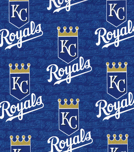 Kansas City Royals Baseball Blue Fabric Medical Stethoscope sock cover for Medical Professionals