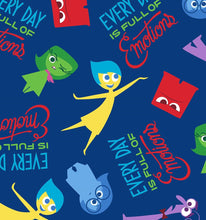 Load image into Gallery viewer, Solid Black Scrub Top with Inside Out Emotions Fabric on *Neck Band &amp; Pocket Options* Medical Scrub Top Unisex Style Shirt for Men &amp; Women
