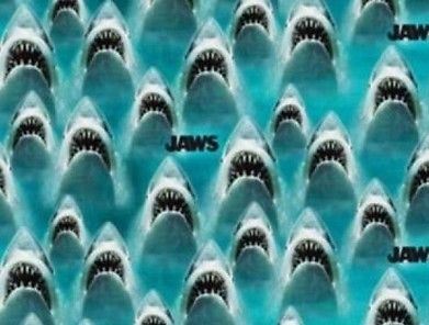 JAWS Shark Movie Nurse Medical Scrub Top Unisex Style for Men & Women