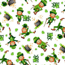 Load image into Gallery viewer, Happy St. Patrick&#39;s Day Lucky Leprechauns Stethoscope cover for Medical Professionals
