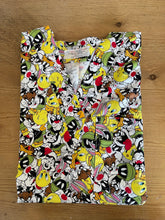 Load image into Gallery viewer, Looney Tunes Cartoon Medical Scrub Top Characters Packed Unisex Style for Men &amp; Women
