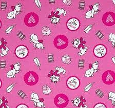 The Aristocrats MARIE LOVES MILK Pink Fabric Stethoscope sock cover for Medical Professionals