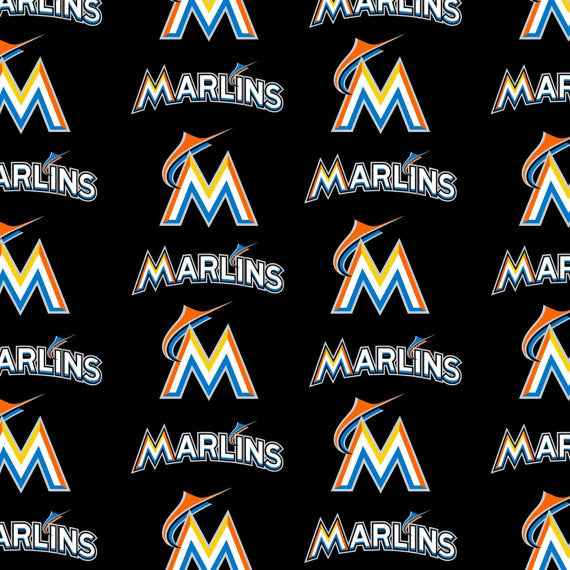 Florida Marlins Baseball Fabric Medical Stethoscope sock cover for Medical Professionals