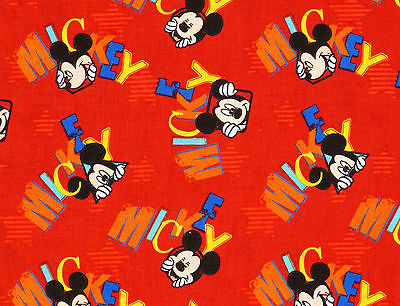 Mickey Mouse Expressions Red Fabric Stethoscope sock cover for Medical Professionals