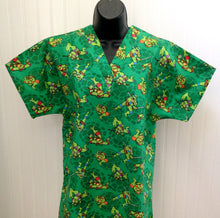 Load image into Gallery viewer, TMNT Teenage Mutant Ninja Turtles Shells Medical Scrub Top Unisex Style for Men &amp; Women
