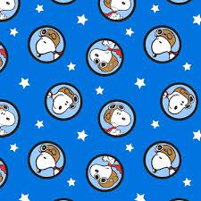 Peanuts Snoopy Red Baron Badge Blue Fabric Stethoscope sock cover for Medical Professionals