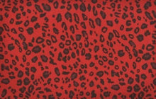 Load image into Gallery viewer, Cheetah Medical Scrub Top Animal Skin Red Black Unisex Relaxed Fit Style for Men &amp; Women
