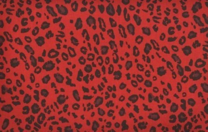 Cheetah Medical Scrub Top Animal Skin Red Black Unisex Relaxed Fit Style for Men & Women