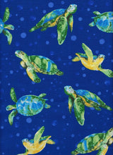 Load image into Gallery viewer, Sea Turtle Medical Scrub Hats Unisex  Men &amp; Women Tie Back and Bouffant Hat Styles
