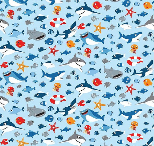 Cute Sharks, Whales & Friends Fabric Stethoscope cover for Medical Professionals