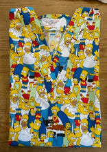 Load image into Gallery viewer, Simpsons Cartoon Medical Scrub Top Unisex Style for Men &amp; Women
