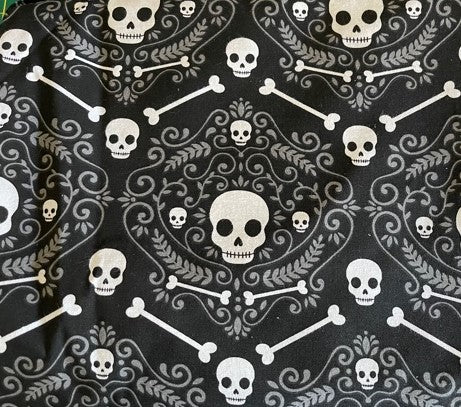 Skeleton Skull Bones Nurse Medical Scrub Top Unisex Style for Men & Women