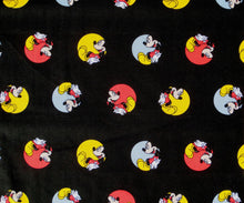 Load image into Gallery viewer, Mickey Mouse in Circle Black Fabric Nurse Medical Scrub Top Unisex Style for Men &amp; Women
