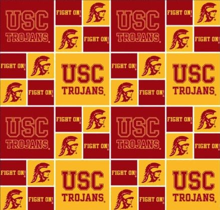 USC Trojans Adult Nurse Medical Scrub Top Unisex Style for Men & Women