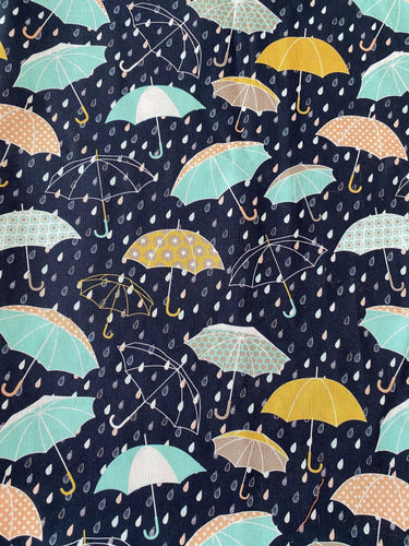 Rainy Days Fancy Umbrellas Nurse Medical Scrub Top Unisex Style for Men & Women