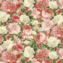 Load image into Gallery viewer, Floral Vintage Rose Bouquet Flowers Fabric Unisex Medical Surgical Scrub Caps Men &amp; Women Tie Back and Bouffant Hat Styles
