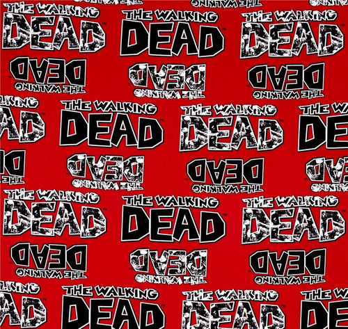WALKING DEAD ZOMBIES Fabric Unisex Medical Surgical Scrub Caps Men & Women Tie Back and Bouffant Hat Styles