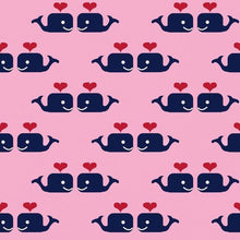 Load image into Gallery viewer, Cute Whales in Love Hearts Nurse Medical Scrub Top Unisex Style for Men &amp; Women
