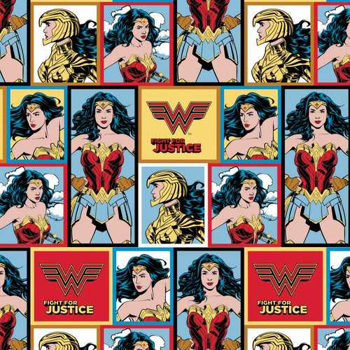 Wonder Woman Superhero FIGHT FOR JUSTICE Fabric Stethoscope cover for Medical Professionals