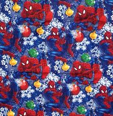 Christmas Holiday Super Hero Amazing Spider Man Blue Fabric Stethoscope sock cover for Medical Professionals
